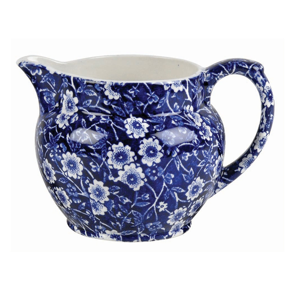 Burleigh Blue Calico Small Dutch Jug 284ml